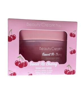 Beauty Creations “Sweet As Cherry” Sugar Body Scrub – NEW 🍒